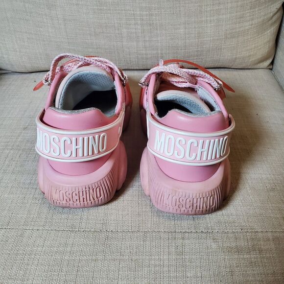 Moschino Toy Pink Teddy Bear Sneakers Size 37 main image 12